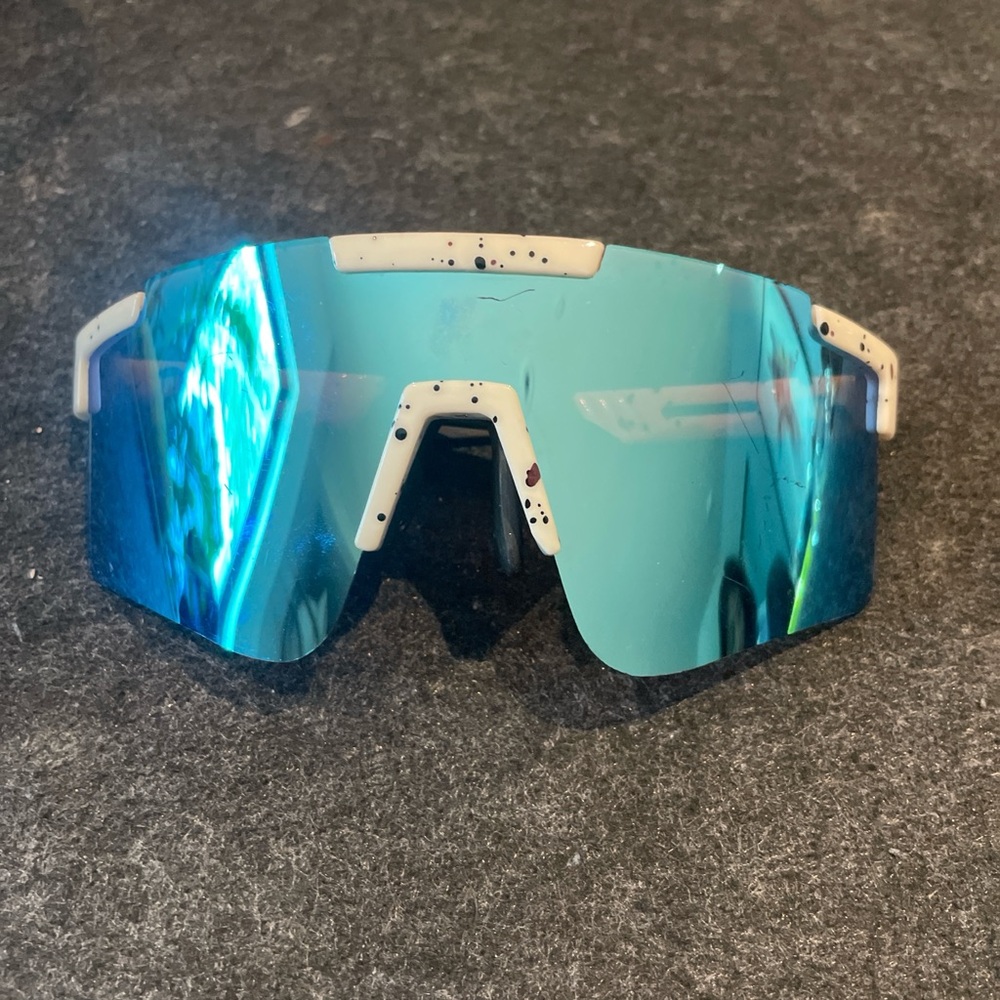 Blue Reflective Sunglasses
